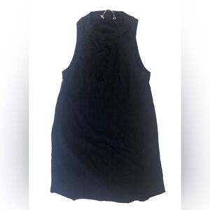 Zara Ribbed Black Sleeveless Top Women’s Size Large NWOT